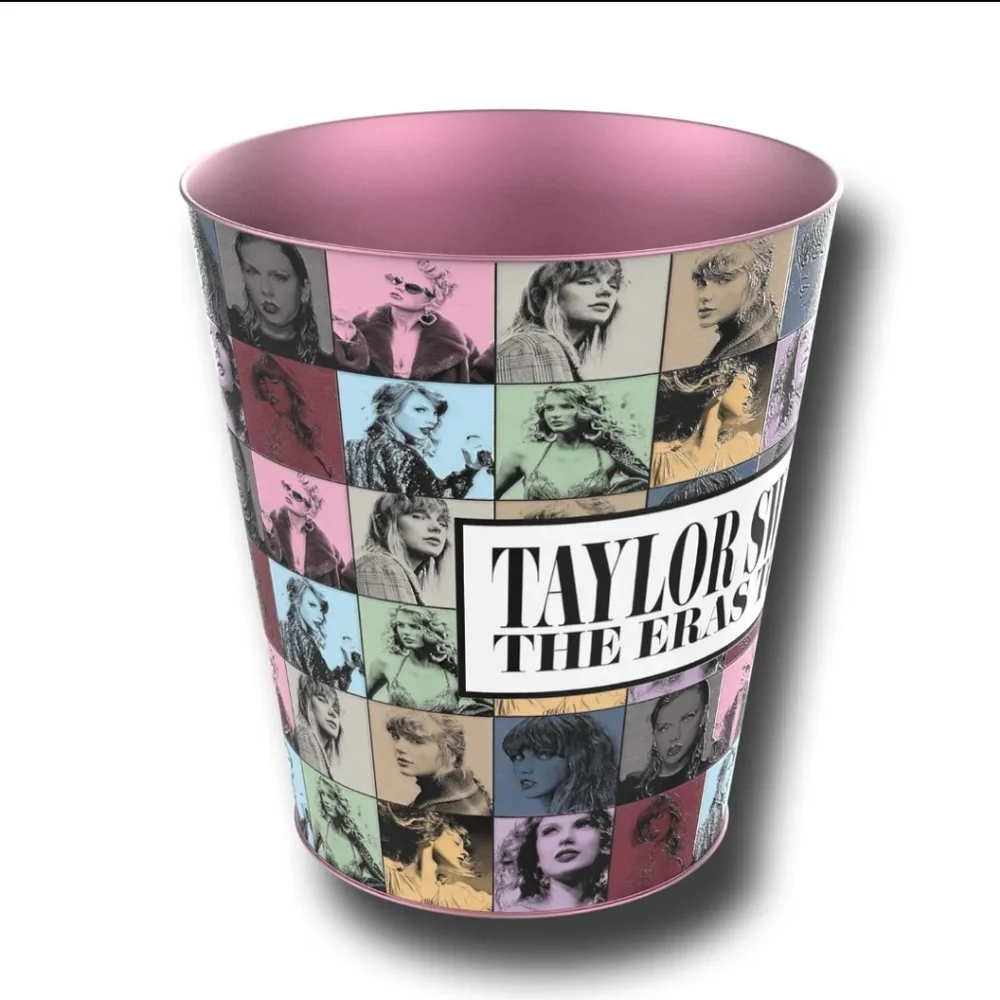 NEW AMC Taylor Swift Pink Metal Popcorn Bucket NWT - Picture 1 of 2